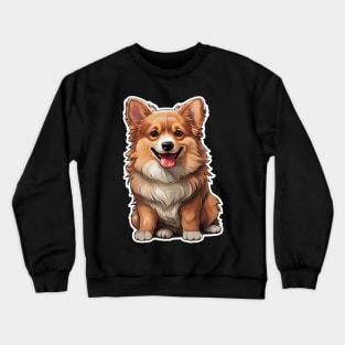 Adorable Corgi - A Delightfully Cute Canine Companion Crewneck Sweatshirt